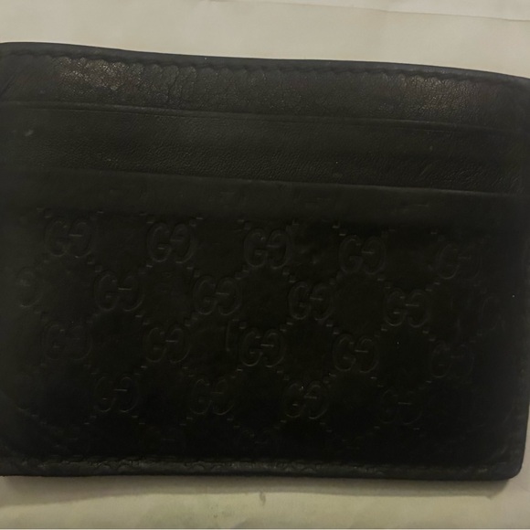 Gucci Black Embossed Wallet - Picture 1 of 2